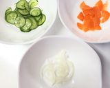 普通のポテトサラダﾁｮｯﾄ残った野菜で作り方1写真