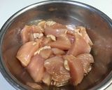 簡単‼鶏むね肉で酢鶏作り方1写真