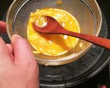 【簡単昼飯】和風納豆カルボナーラ作り方2写真