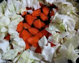 夏にもOK♪キャベツのあっさりそぼろ煮☆作り方3写真