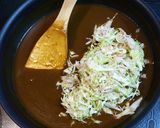 簡単5分！たっぷりツナキャベツ和風カレー作り方2写真