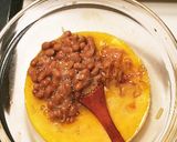 【簡単昼飯】和風納豆カルボナーラ作り方4写真