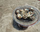 山陰の夏の味覚●BBQ●サザエの壺焼き作り方1写真