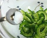 絶品！ゴーヤと塩こんぶの中華風和え物作り方2写真
