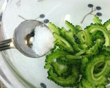 絶品！ゴーヤと塩こんぶの中華風和え物作り方2写真