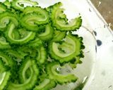 絶品！ゴーヤと塩こんぶの中華風和え物作り方3写真