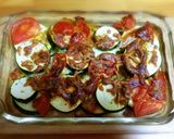 簡単☆ズッキーニとトマトのカレーチーズ焼作り方4写真