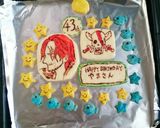 ONE PIECEシャンクス誕生日ケーキ作り方2写真