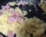 ハム入りチャーハン作り方4写真