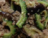 苦くない☆釜揚げしらすとゴーヤの梅肉あえ作り方8写真