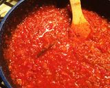 トマト缶で簡単！ミートソースパスタ★作り方8写真
