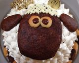 ひつじのショーン★ドームケーキ★作り方8写真