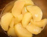 桃のコンポート アイスクリーム添え作り方4写真