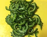 ゴーヤと豚肉の卵炒め ♪ 天かす入り！作り方1写真