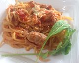 豚コマとトマトのパスタ作り方3写真