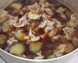 ナスと豚肉で美味しくあったかそうめん作り方3写真