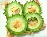 うす塩ゴーヤと胡桃の和トースト作り方3写真