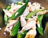 オクラとササミの麺つゆ和え作り方7写真