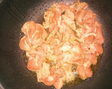 豚もも肉とにんにくの芽としめじの炒め物作り方5写真