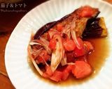 茄子とトマトで簡単ポン酢♪焼きおひたし〜作り方8写真