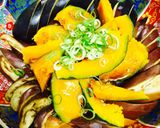 簡単♪なすとかぼちゃの中華風レンジ蒸し作り方5写真