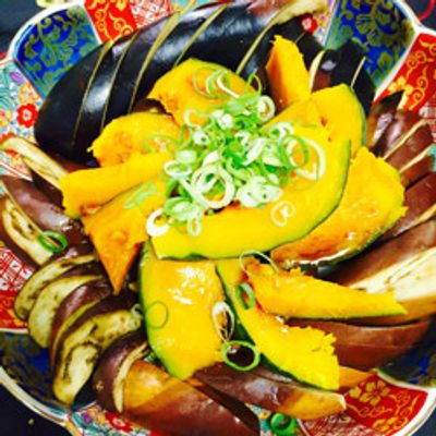 かぼちゃとなす めんつゆで簡単！ かぼちゃとなすの焼き浸しのレシピ動画