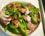 ゲソとピーマンのコッテリでもあっさり焼き作り方7写真
