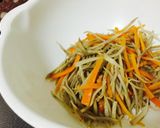 *\繊維たっぷり 簡単 ごぼうサラダ/*作り方1写真