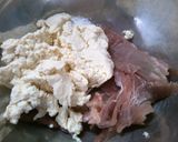 ヘルシー♪ マグロと 豆腐のハンバーグ♡作り方3写真