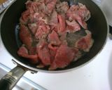 簡単！ 牛焼き肉に バルサミコソース♪作り方2写真