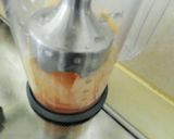 ピンク！！桃の冷製スープ作り方1写真