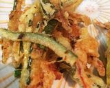 冬瓜の皮とホッキ貝のヒモのかき揚げ作り方5写真