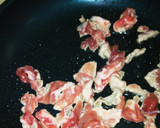 完熟ゴーヤと豚肉の和風パスタ作り方2写真