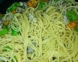 完熟ゴーヤと豚肉の和風パスタ作り方4写真