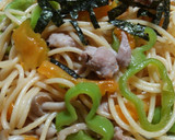 完熟ゴーヤと豚肉の和風パスタ作り方5写真