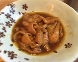 【簡単おつまみ】鶏皮の和風カレー煮込み作り方1写真