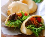 レンジ発酵＊時短でポケットサンド作り方9写真