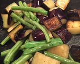 ナスとインゲンの味噌炒め作り方2写真