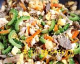 簡単！苦味軽減のコツ定番ゴーヤチャンプル作り方16写真