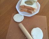 食パンで簡単顔ピザ作り方1写真