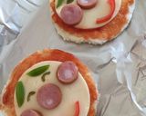 食パンで簡単顔ピザ作り方4写真