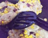 包丁不要♪簡単！豆とコーンと豚こまバーグ作り方6写真