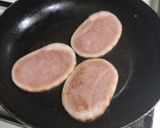 和風・さっぱりハムステーキ(玉ねぎ)作り方3写真