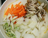 優しいお味♪白菜と卵の和風炒め物作り方2写真