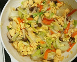 優しいお味♪白菜と卵の和風炒め物作り方6写真