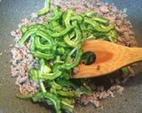 俺流！苦くない！！…ゴーヤの肉味噌炒め丼作り方5写真