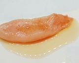 胡麻油の風味香る　明太子の胡麻油かけ作り方1写真