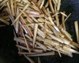 パリパリ仕上げのごぼう炒り作り方3写真