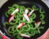 ゴーヤとかまぼこの醤油麹炒め♫作り方2写真