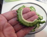 ゴーヤとちくわのマヨあえ作り方1写真